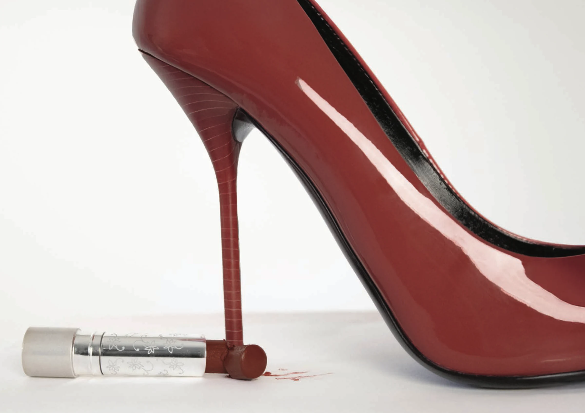 Red stiletto still life
